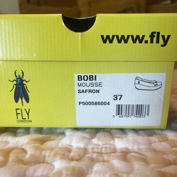 Fly London BOBI Mousse Safron Ladies Shoes - Picture 3 of 3